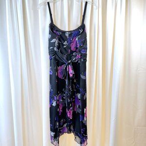 Women's Collection DressBarn Black Floral Dress Size 16